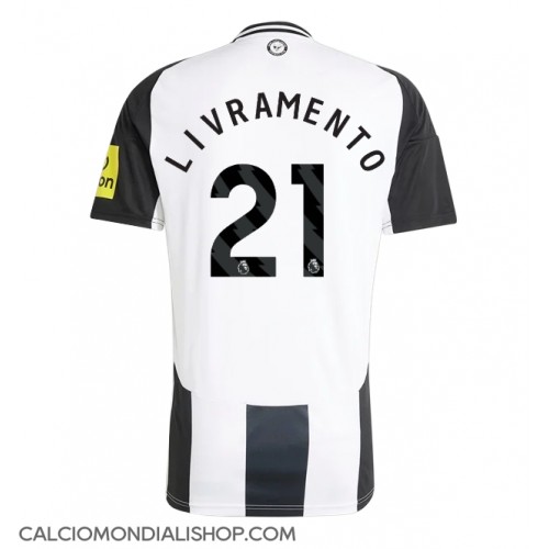 Maglie da calcio Newcastle United Tino Livramento #21 Prima Maglia 2024-25 Manica Corta